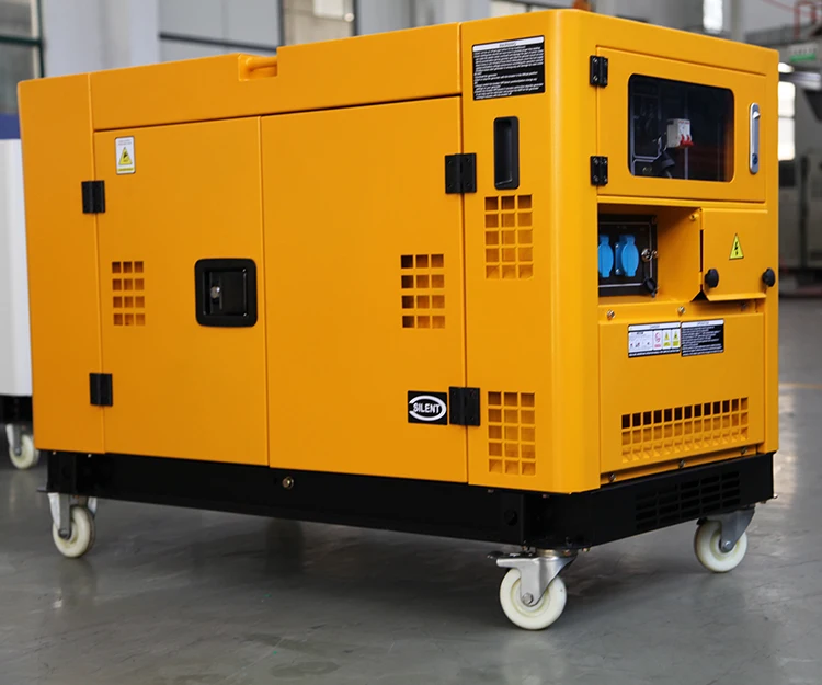 15T Two Cylinder Air Cooled 12kva 12 kw Generator Silent Dies el 