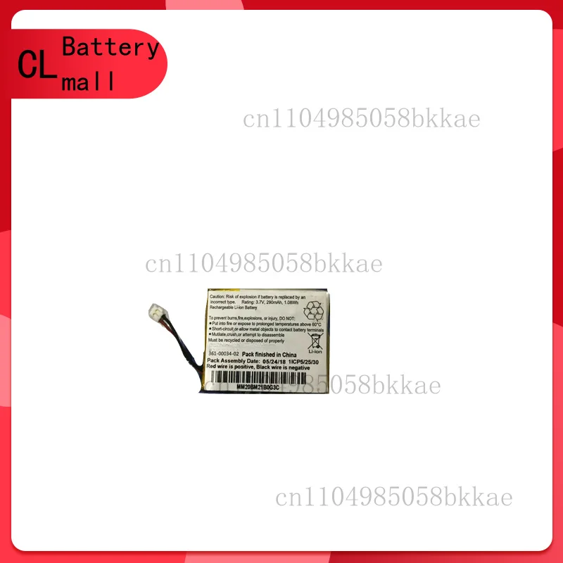 

Новый высококачественный аккумулятор 361-00034-02 для часов GARMIN Fenix3 HR для бега GPS 290 мАч