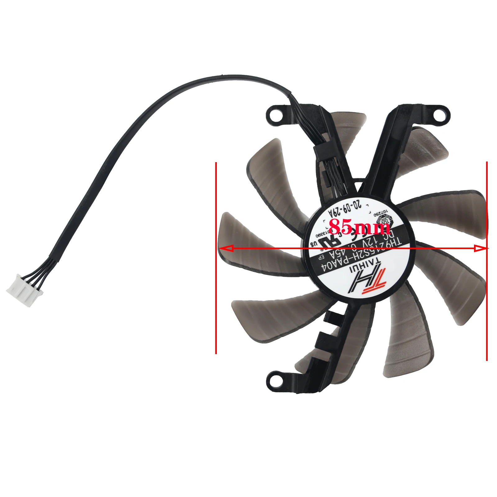 完全交換用ファン,85mm,TH9215S2H-PAA04,rtx3060,タッチ,デュアルプロセッサー,冷却,3060