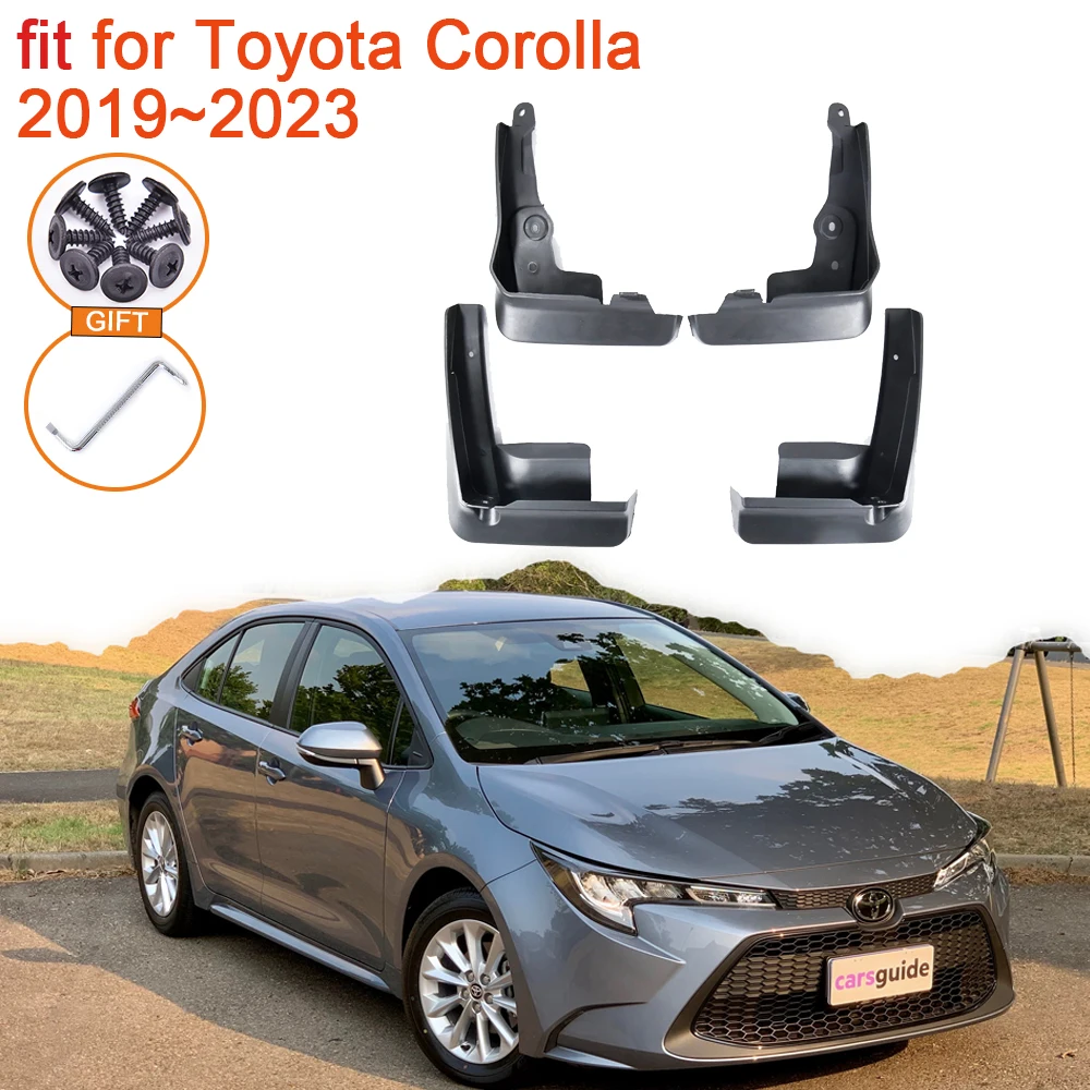 For Toyota Corolla E210 210 Sedan Altis Saloon 2023 2022 2021 2020 Accessories Mudguards MudFlaps Splash Guards Front Rear Wheel