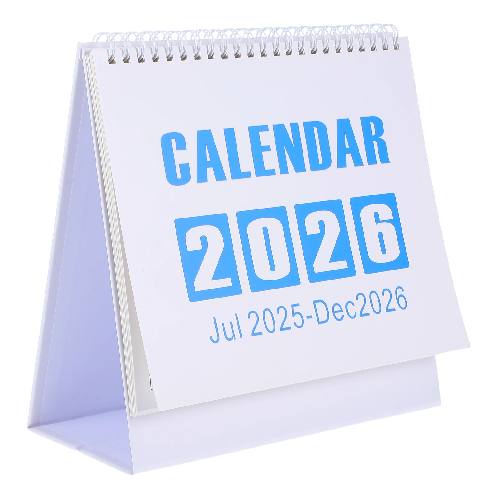

2026 Desk Calendar White Paper Sturdy Scheduling Monthly Planner Large Business Schedule Tracking Easy Flipping Hours Goals Desk