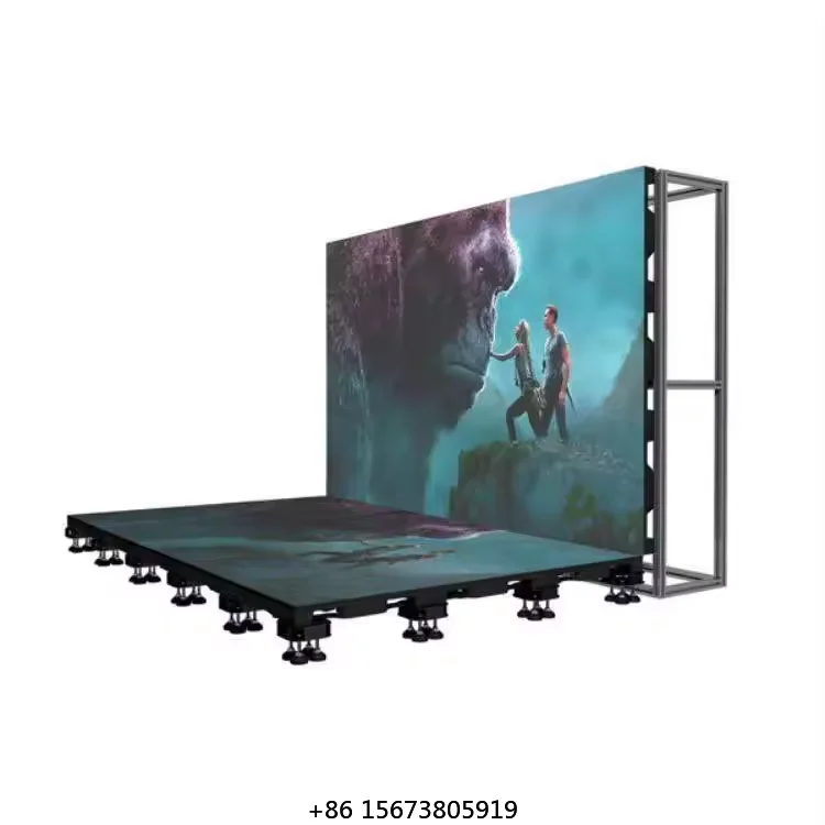 Gaming 3d Led Dance Floor Tiles Cube Magnetic Digital  Dance Floor Outdoor Panel Led-dance-floor