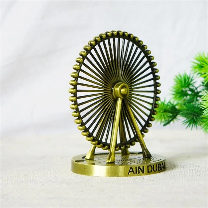 

Desktops Dubai Ferris Wheel Model Ornament Rotating Sculpture Housewarmings Gift