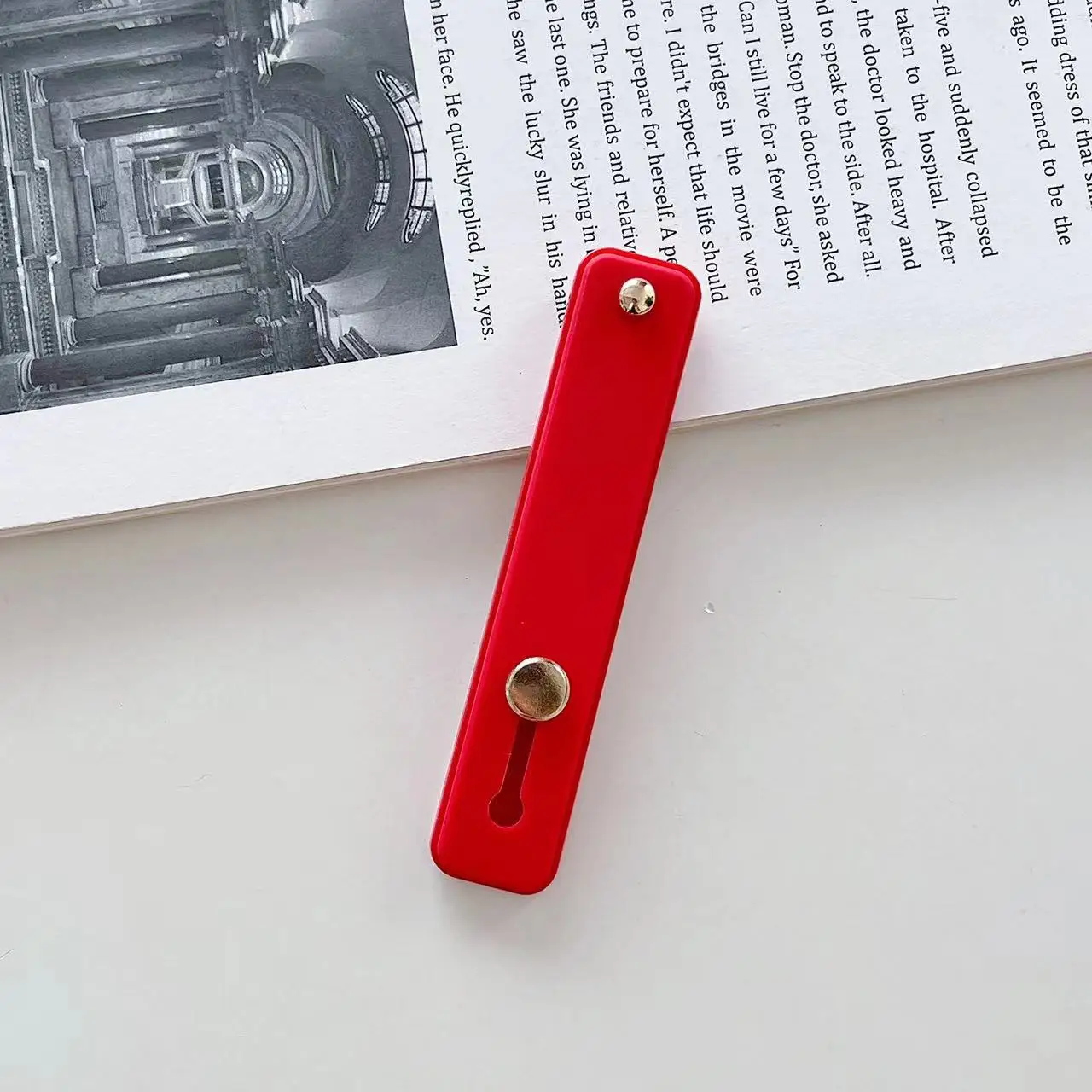 Wrist Band Hand Band Finger Grip Mobile Phone Holder Stand Push Pull Universal Plain Color Phone Socket Holder for iPhone Xiaomi - view 5