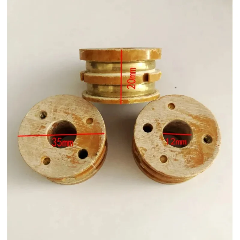 FRD-1000II Automatic Continuous Colored Ink Wheel Printing and Sealing Machine Yellow Conductive Ring Seat Accessories