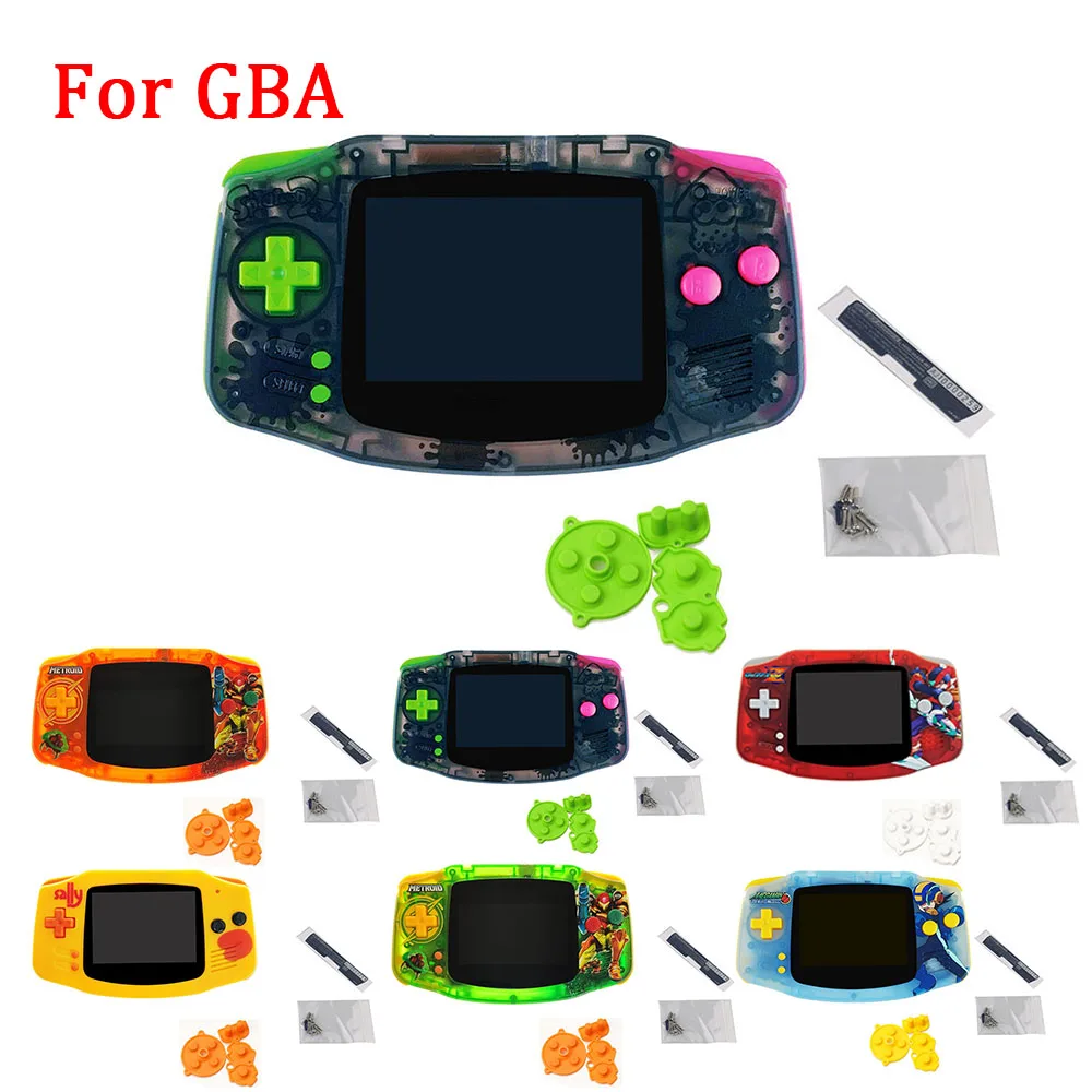 

for GameBoy Advance New Customized Housing High Quality Shell Replacement with Accessories Kits for GBA IPS V4 TFT V3 LCD Screen