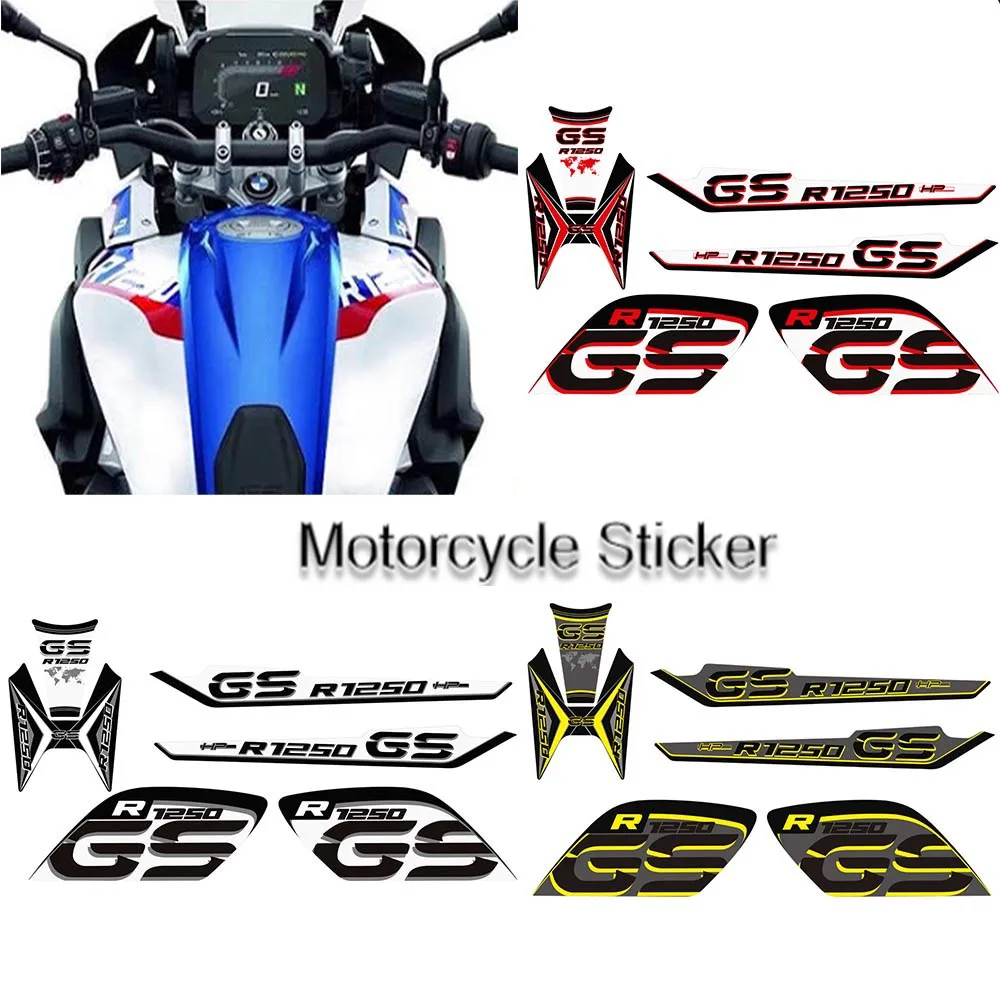 

For BMW R1250GS R1250 R 1250 GS HP Adventure Tank Pad Gas Fuel Oil Kit Front mouth Fairing Fender Protector Stickers 2019-2021