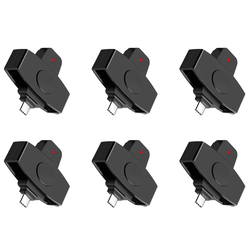 Smart-6X CSCR3 เครื่องอ่านการ์ด CAC อัจฉริยะ Type-C Bank Tax Declaration ซิมการ์ด/IC Card ID Card Reader