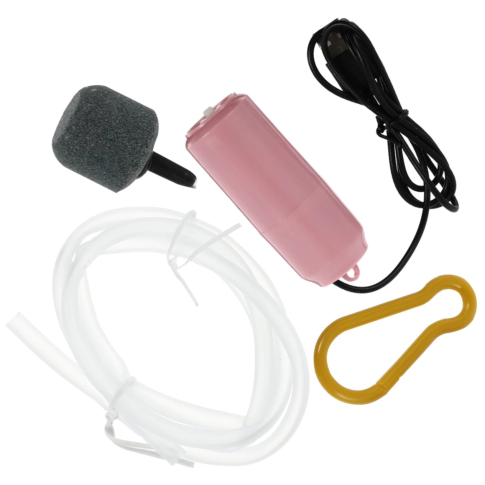 USB Oxygen Pump Fish Tank Air Fittings Small Strainer Silent Aerator Mini Fishing Kit Home Aquarium Tool