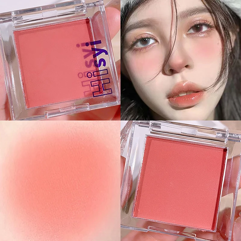 Natural Cheek Tint Blush Palette, Contorno facial, Face Blush, Bochecha à prova d'água, Ilumine o pó de blush