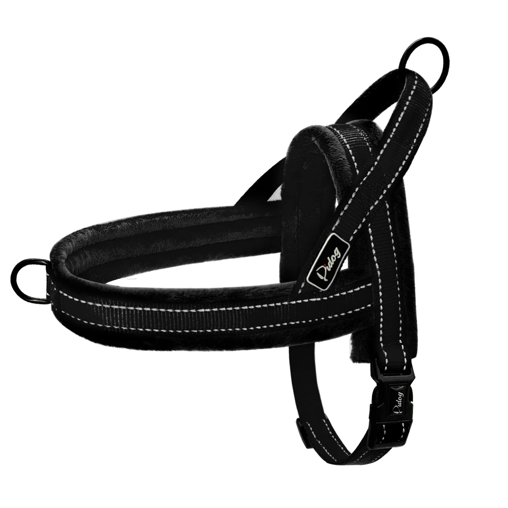 No Pull Dog Harness Warm Nylon Dog Harness Reflective Pet Vest Padded Strap Harnesses For Small Medium Large Dogs Pitbull Buldog