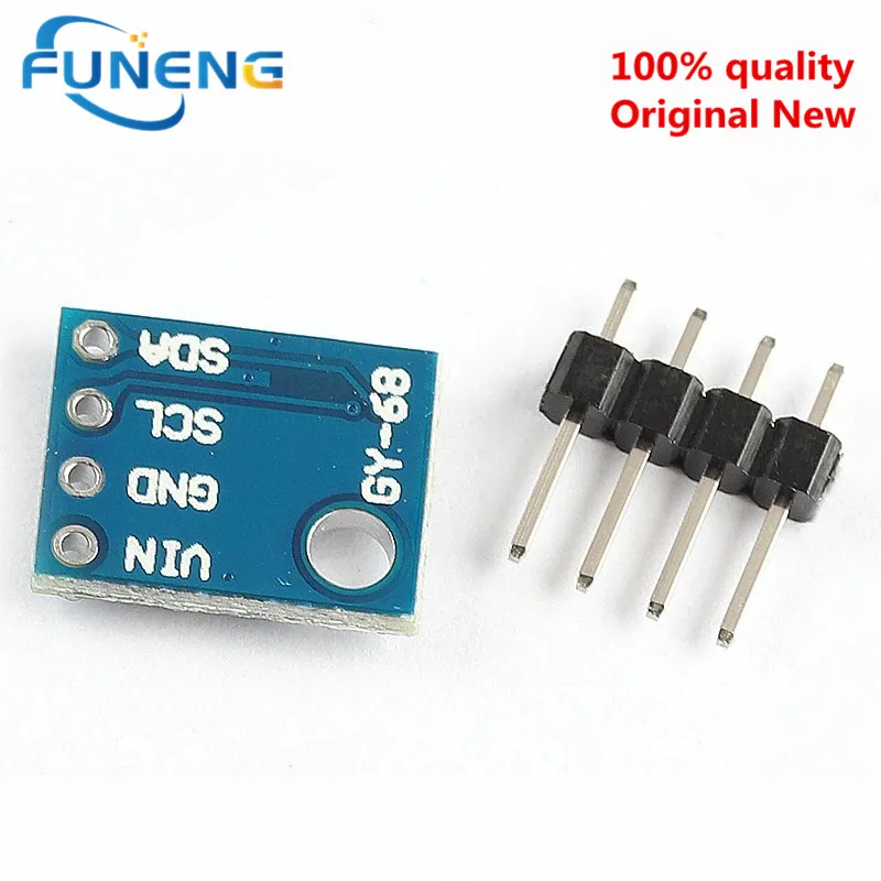 Placa Digital Sensor de Pressão Barométrica, Módulo Compatível com BMP085 para Arduino, GY-68, BMP180, GY68, 10pcs