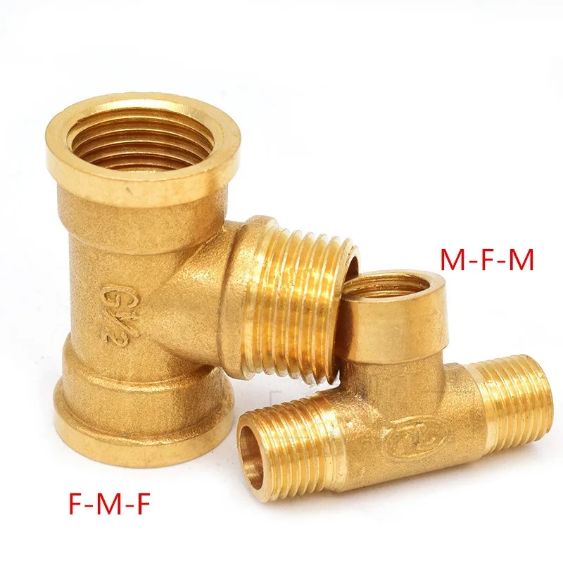 1PC Brass Pipe fitting Male-Female Thread conversion connect 1/8