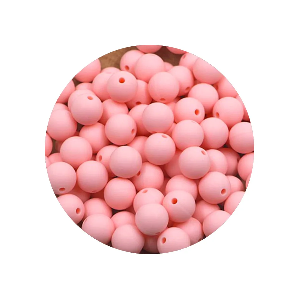 50 stks/partij 12/15mm Nieuwe Kleur Siliconen Kralen Kralen Voor Sieraden Maken DIY Ketting Armband Sieraden Accessoires