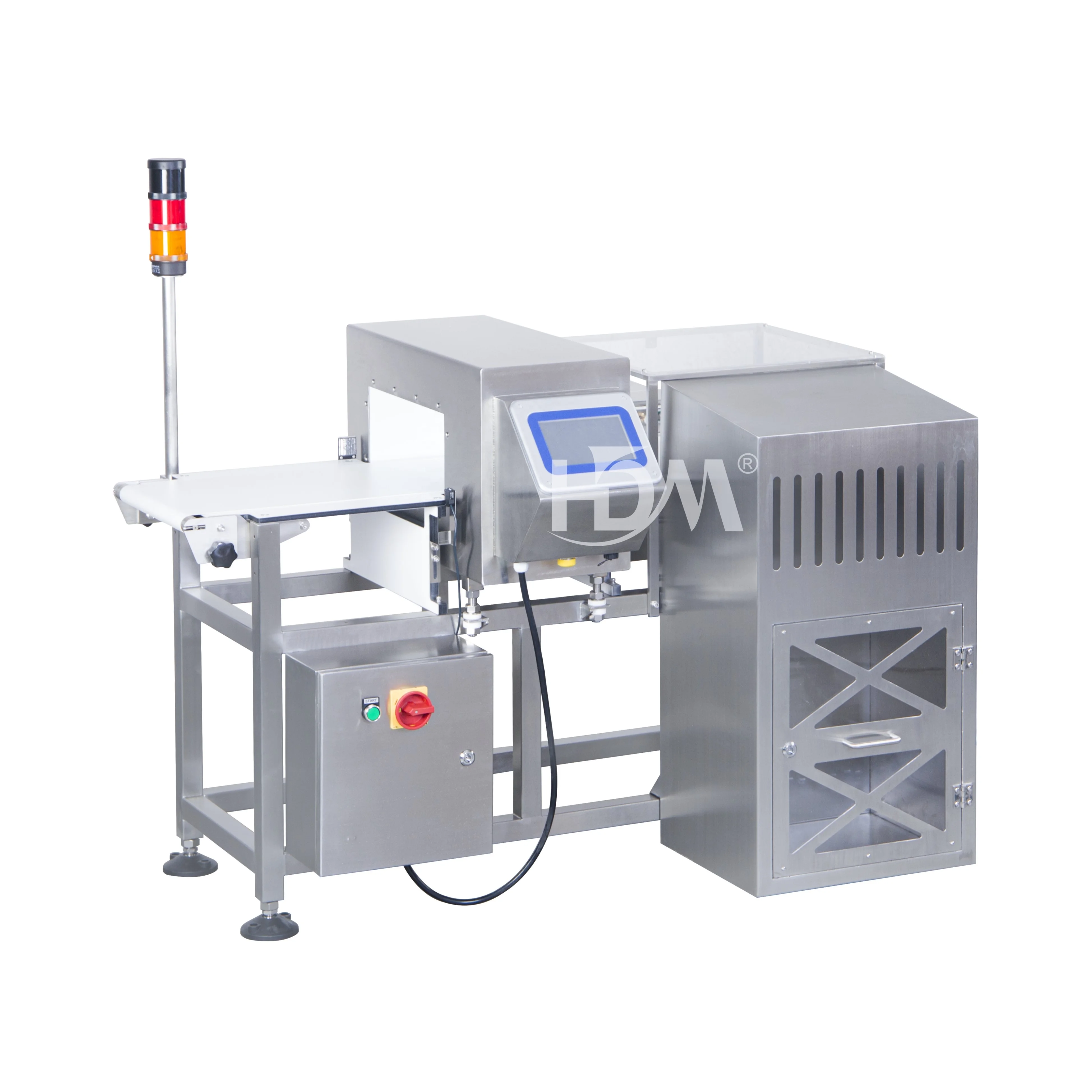 High precision food production line food metal detector conveyor for food industry