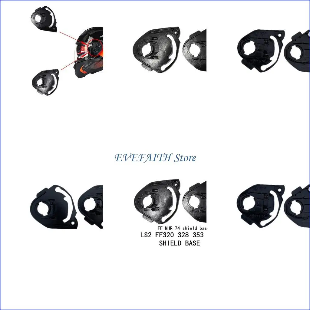 

124b мотоциклетные шлемы козырьки для FF320 328 353 800 Клипки для линзы шлема