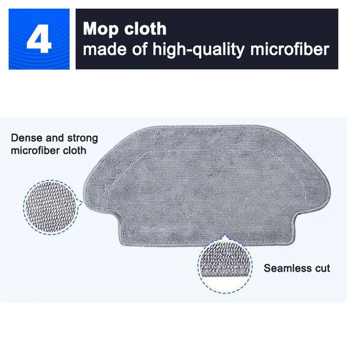 For Xiaomi Robot Vacuum S10, S12 Accessories Brushes B106GL Vacuum Cleaner Hepa Filter Mop Cloth Main Side Brush