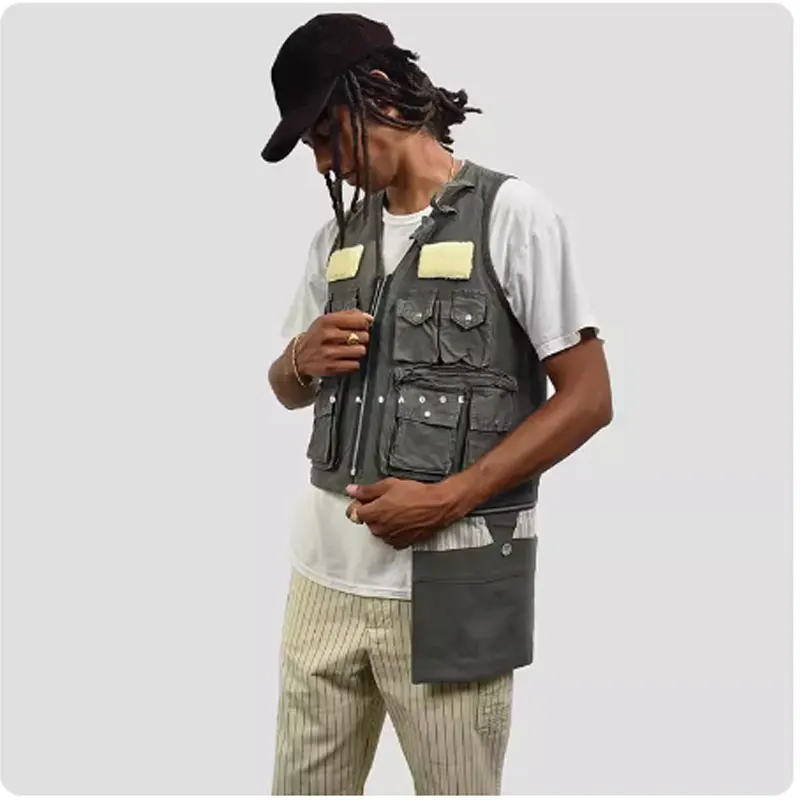 VISVIM 19AW PILAR FISHERMAN VEST fisherman vest Nakamura military style multi-pocket work clothes