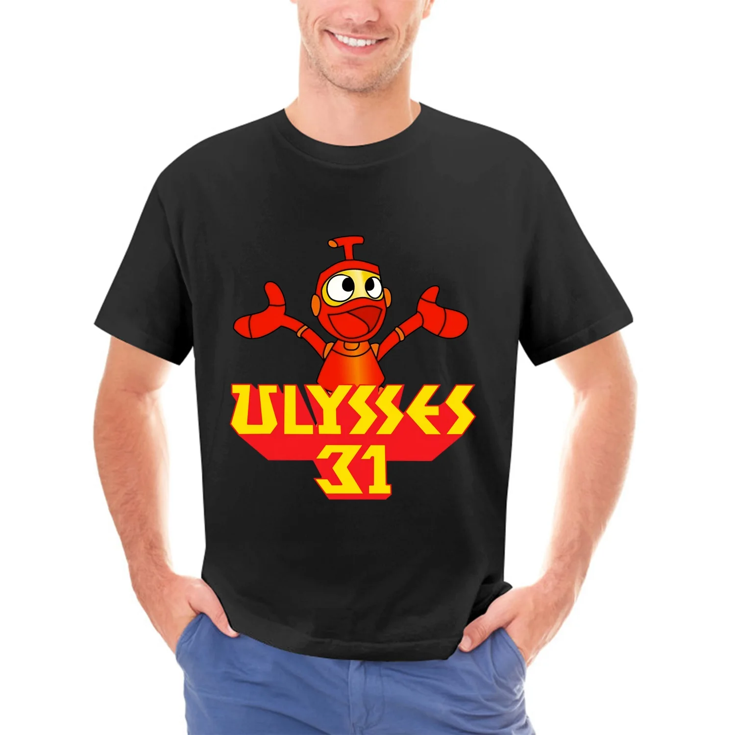 Ulysses 31 Greek myth Odysseus french anime DTG Premium cotton T-Shirt tees