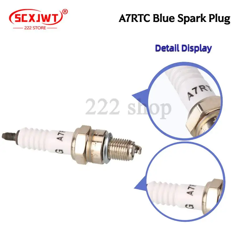 

Совместимая свеча зажигания CR7HSA A7RTC A7TC A7RC подходит для GY6 50cc-150cc, для Honda CRF80F, CRF100F, Arctic Cat, TTR125 и KLX140