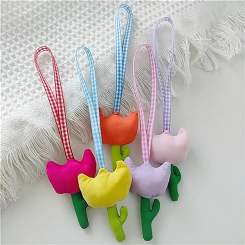 Bag Accessories Decorate Flowers Keychain Cute Chain Premium School Bag Pendant Girl Heart Multifunctional Key Ring Teacher Gift