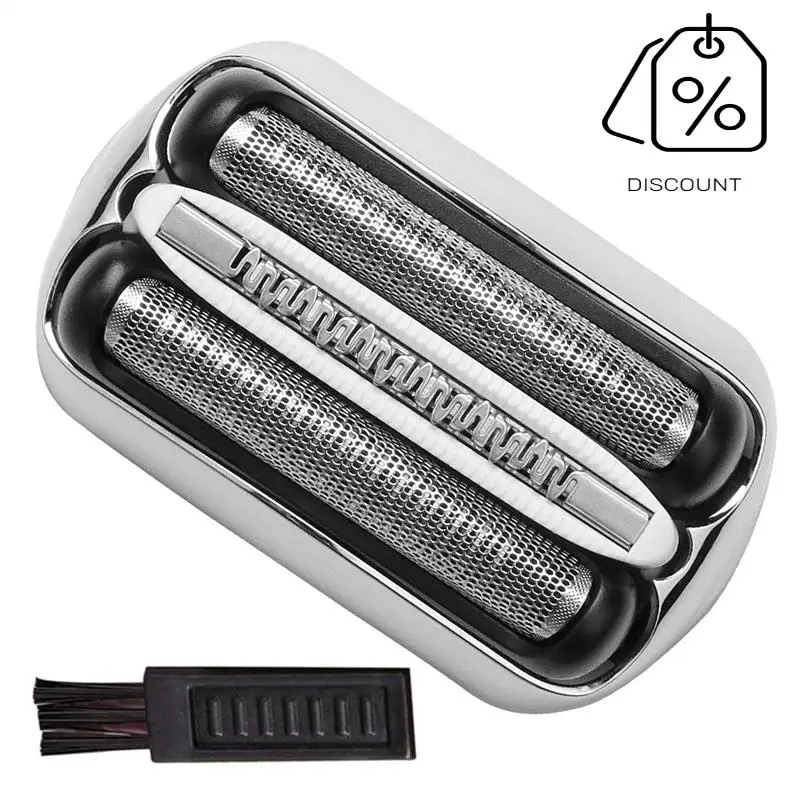 Cabeças de substituição úmidas e secas 32S S3 para barbeadores elétricos Braun Série 3 3040S 300S 310S 3080S Folha e cortadores Part-Y48A