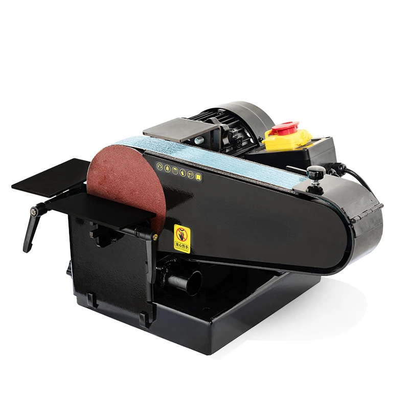 

CTS50 Bench Belt Sander 4 x 36 in Belt Sander 6" Disc Sander with Cast Iron Base 110V-60HZ High Speed Belt Grinder