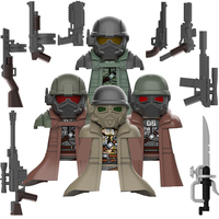 MY711 MY714 Building Blocks NCR Helmet Armor Mini Action Figures Bricks Dolls Toys For Boys