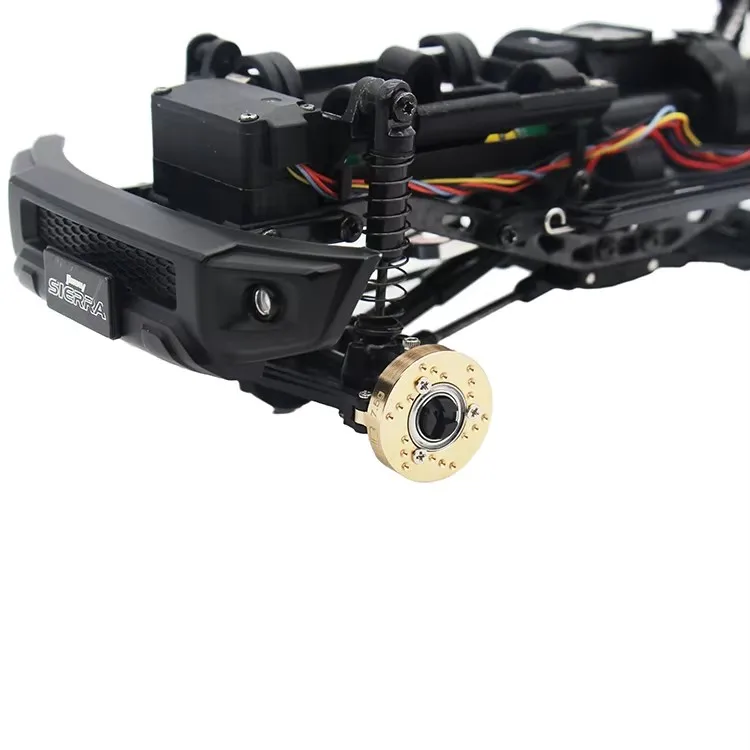 

Сверхмощные латунные поворотные кулаки Hot Racing (рулевые блоки) для Kyosho 4x4 Crawler