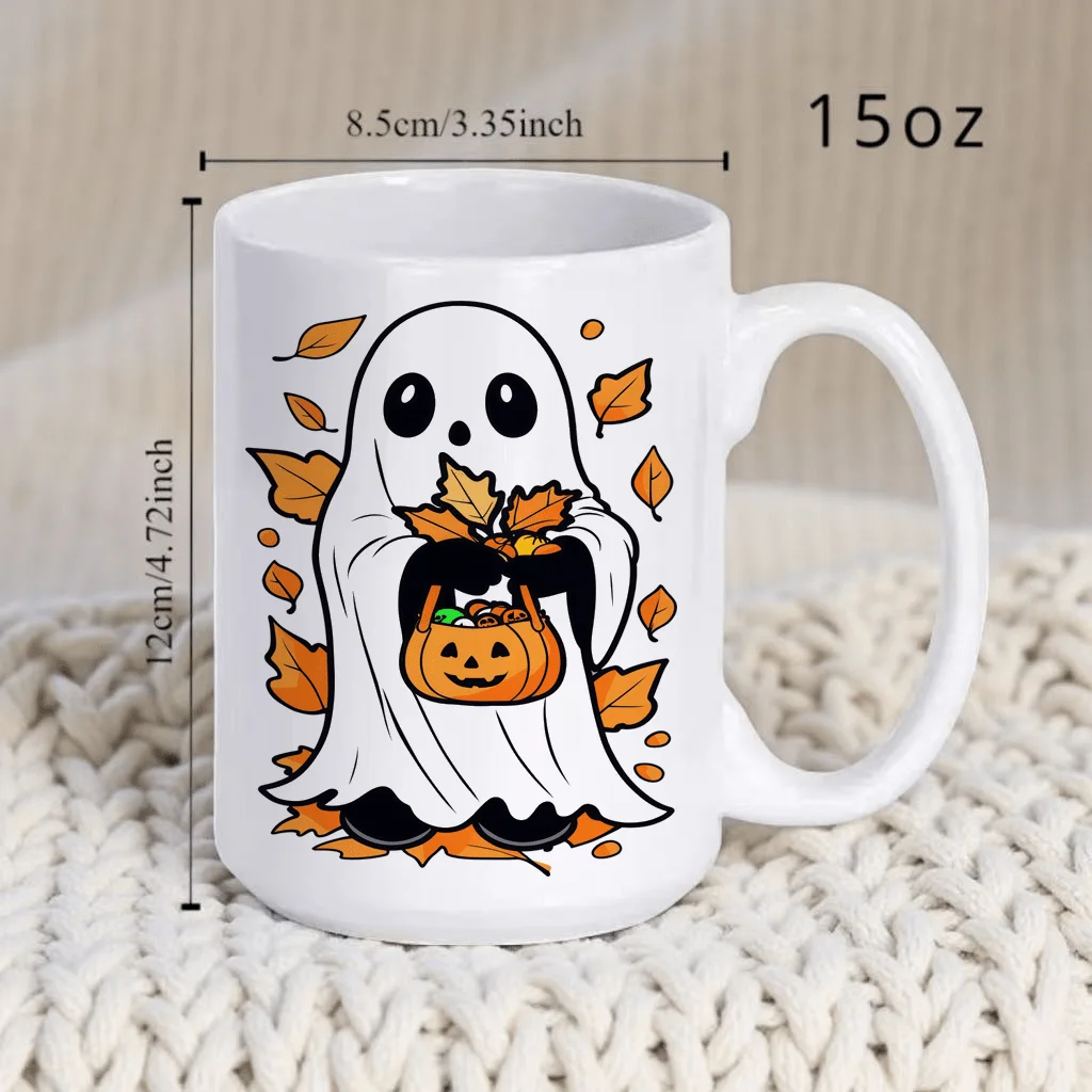 Spooky Halloween Themed Coffee Mug Available in of Ceramic Suitable for Coffee Tea or Milk Can Withstand High Temperatures