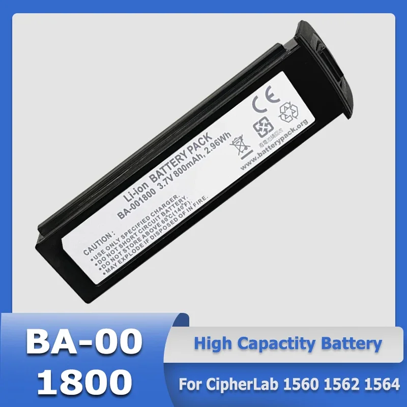 

XDOU 800mAh BA-001800 Replace Battery For CipherLab 1560 1562 1564