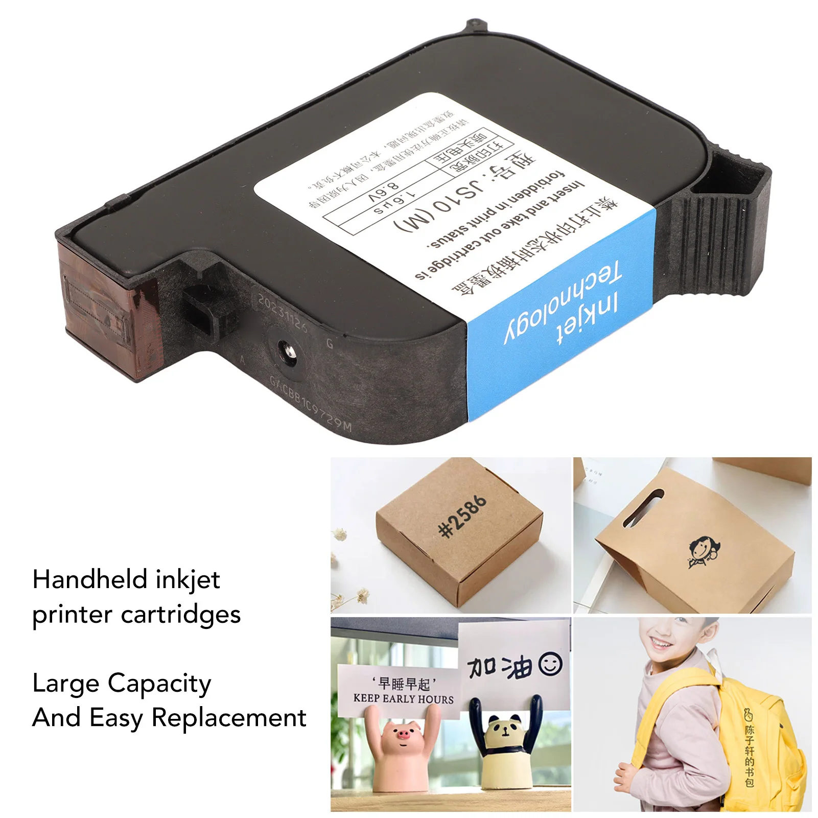 Handheld Inkjet Patrone Inkjet Patrone Quick Dry Original Tragbare Schwarz Handheld Mobile Drucker Tinte Patrone Ersatz