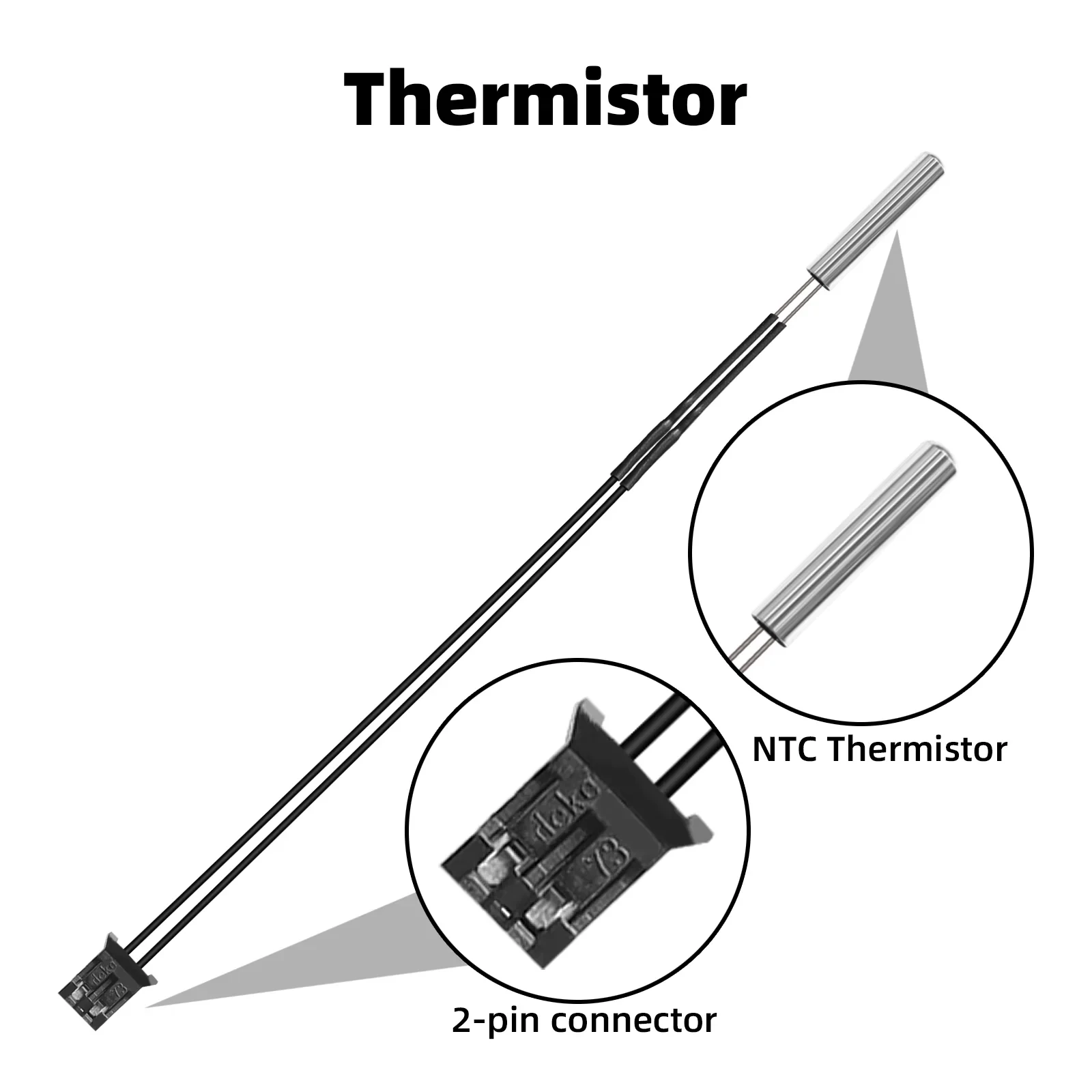 Ideaformer IR3 V2 24V 80W Grzałka z czujnikiem wysokiej temperatury, termistorem i blokiem grzewczym, silikonową obudową oraz zestawem hotend do IR3 V2 — zdjęcie produktu 5