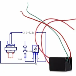 20KV 20000V High Voltage Pressure Generator Igniter Step Up Boost Module Coil Transformer Pulse Ignition 1.5A DC 3.6-6V