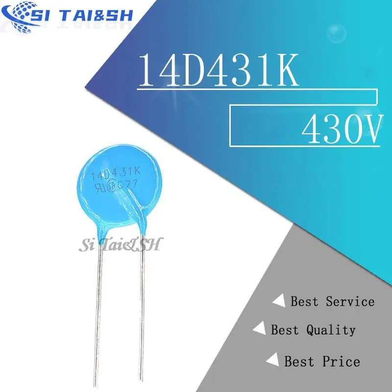 

20pcs varistor 14D431K 430V piezoresistor 14D431