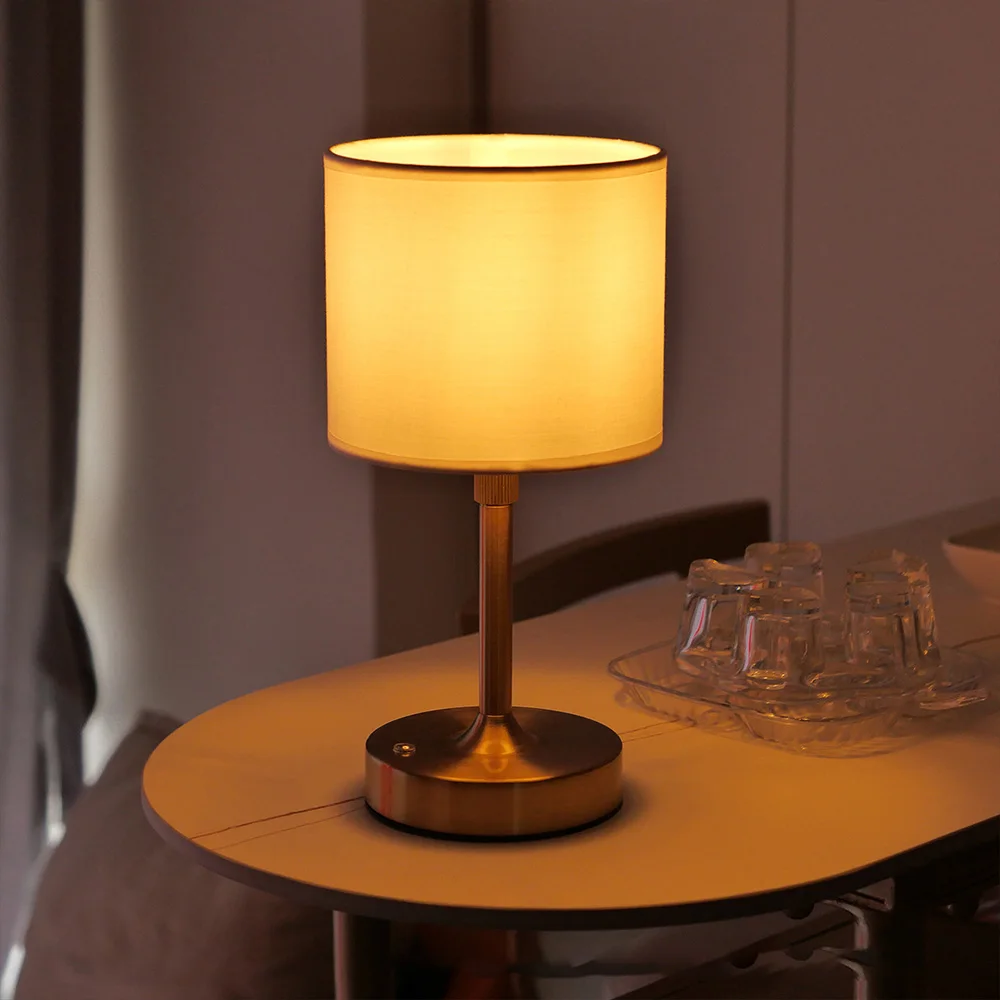 Rechargeable Fabric Touch Table Lamp 3