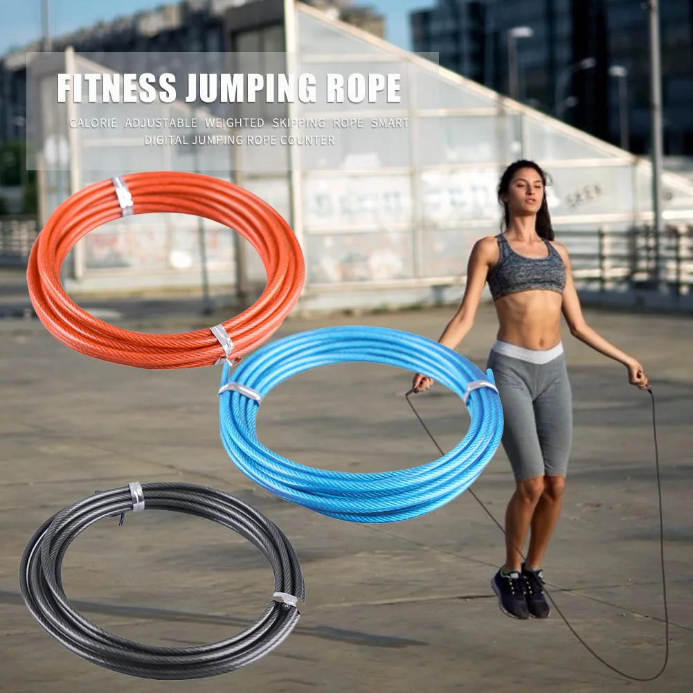 9.84ft Spare Replaceable Rope Speed Jump Skipping Training Fitness Wire Cable 5 9.84ft Spare Replaceable Rope Speed Jump Skipping Training Fitness Wire Cable 5