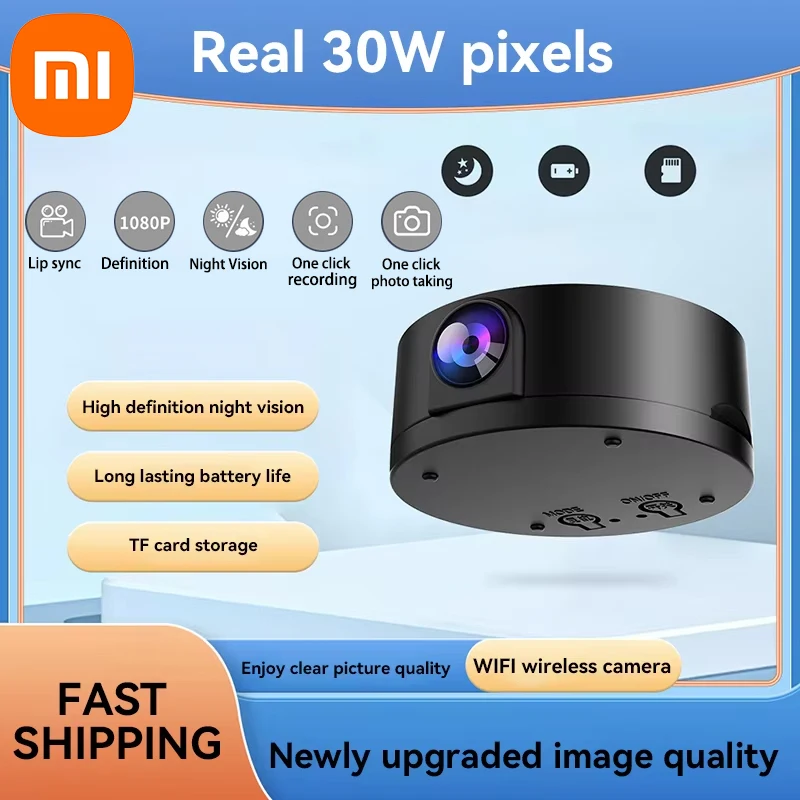Cámara de Vigilancia Inteligente Inalámbrica Xiaomi 1080P, Monitor Remoto para el Hogar, Visión Nocturna de Alta Definición, Mini Cámara Interior