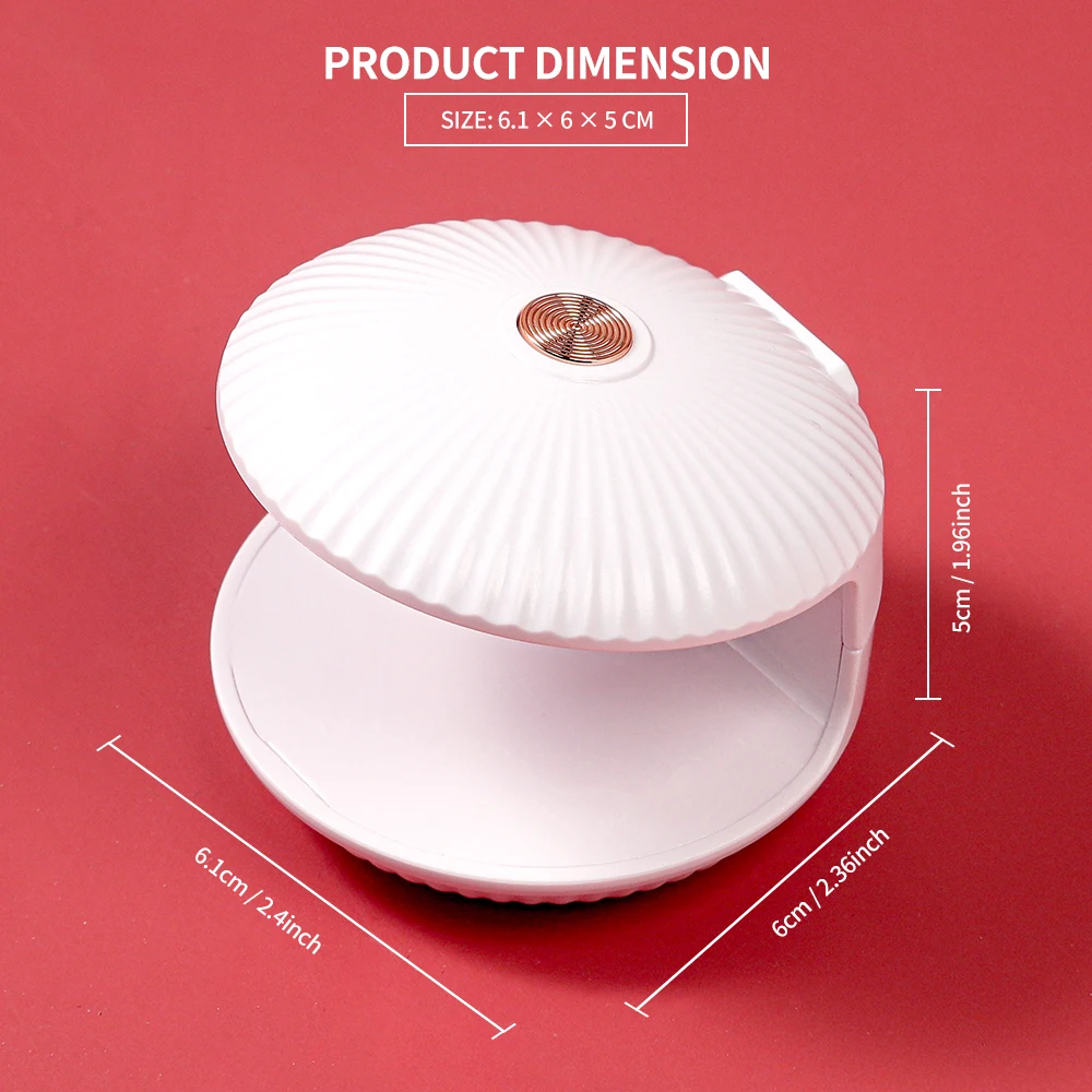 مجفف أظافر صغير بالأشعة فوق البنفسجية LED مصباح آلة قذيفة إصبع واحد آلة العلاج بالضوء للأظافر UV جل البولندية أدوات التجفيف السريع مانيكير #5