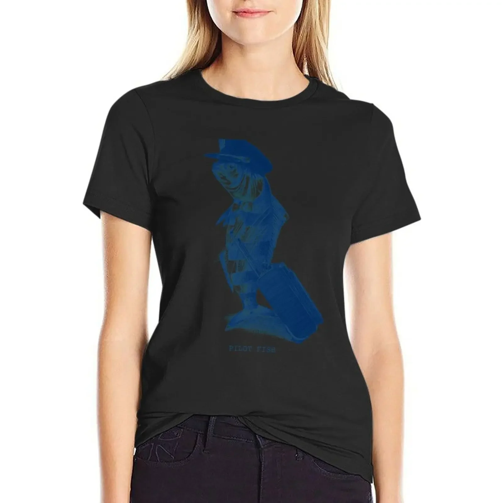 

The Pilot (monochrome) T-Shirt oversized tops quick-drying t shirt for Women