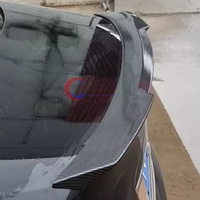 For Toyota Mark X Reiz rear trunk lid spoiler fender ABS carbon black sports modification kit 2005 2006 2007 2008 2009