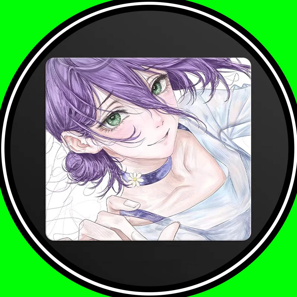 

ATOM TRANSFER Glass Mousepad FPS Smooth and Speed Mouse Pad Dirt-resistant and Durable Coated Surface For TTK APEX CSGO PC Gifts