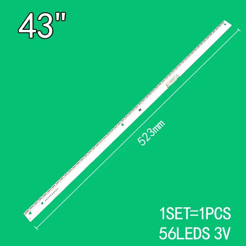 

1 шт 56 светодиодов 3 в для Samsung 43 "TV UE43M5505AKX S_K5.5/6,2 K _ 43_SFL70_56LED_REV2.0 LM41-00299A v6ey_430sm0 _ 56led_r4