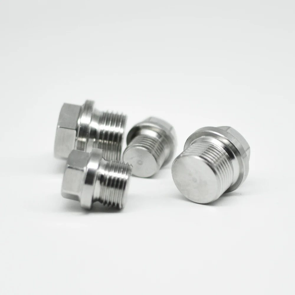 M8 M10 M12 M14 M16 M18 M20 M22 M24 M27 M30 Metric Male Thread 304 Stainless Steel Hex Head End Cap Plug Pipe Fitting Connector