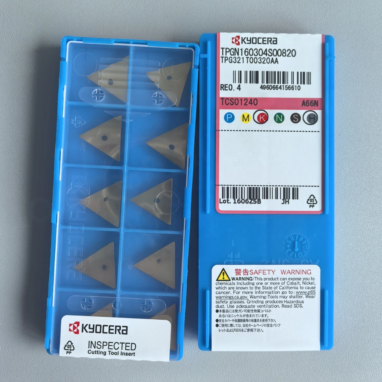 TPGN160304SO0820 Triangle Carbide Inserts – 12mm Blade, 2.5mm Thickness, PCBN Coated, HRC45, CNC Turning