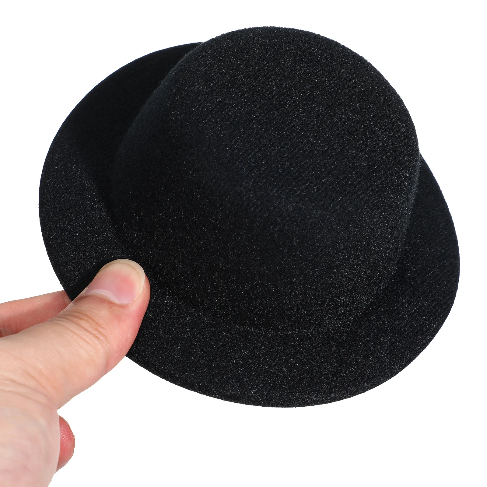 Mini Top Hat Headband Embryo Small Satin Bonnet Hair Clip Black Barrettes Tops Hats Men's