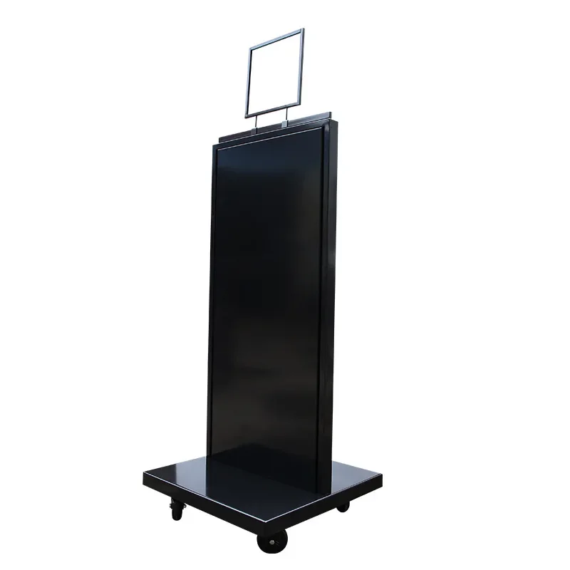 Garment store display rack, sheet metal processing, floor-to-ceiling style, double-sided hanging hanger