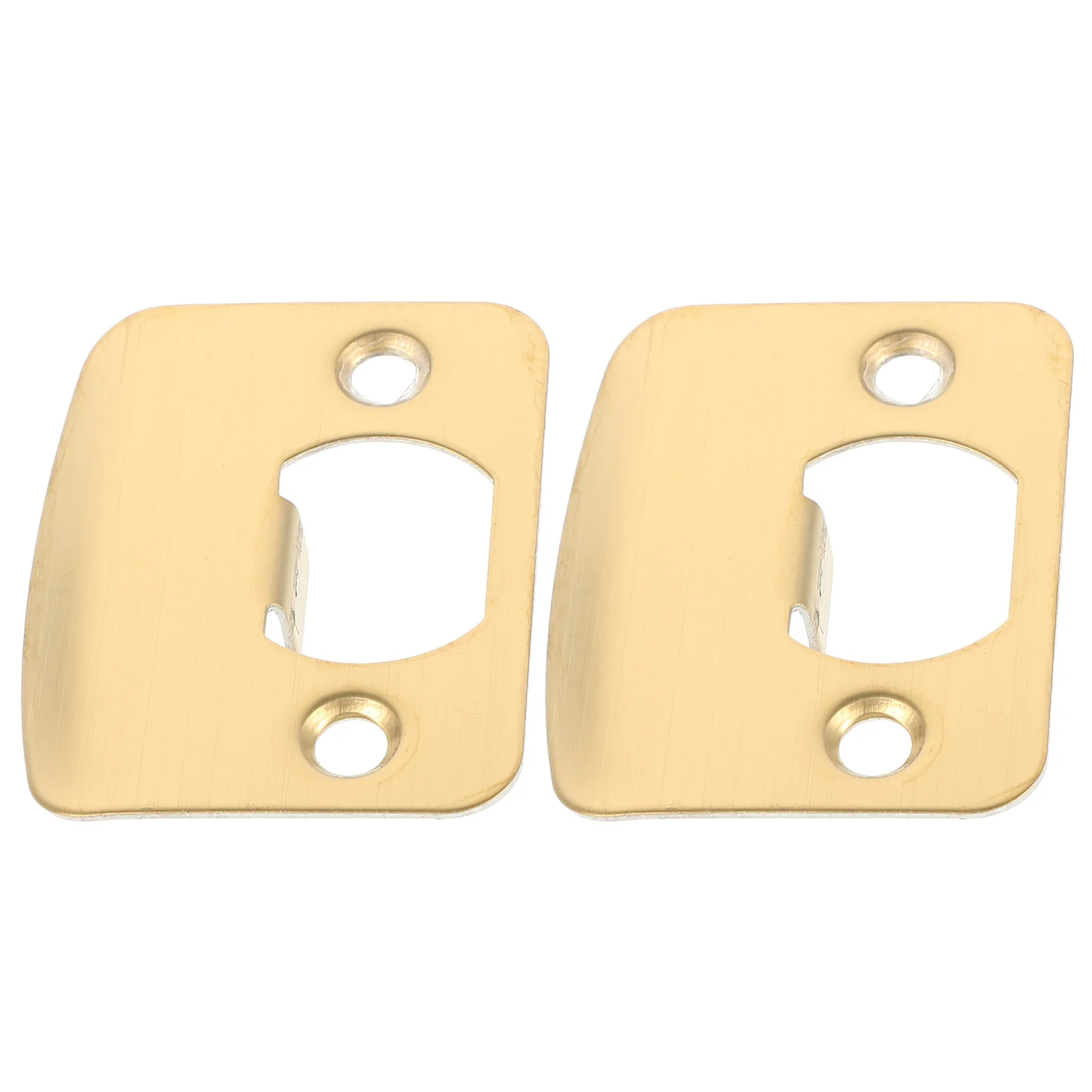 Piastre per porta da 2 pezzi Piastra di copertura per catenaccio in metallo addensato per porte in legno Finitura di rinforzo per porta anteriore