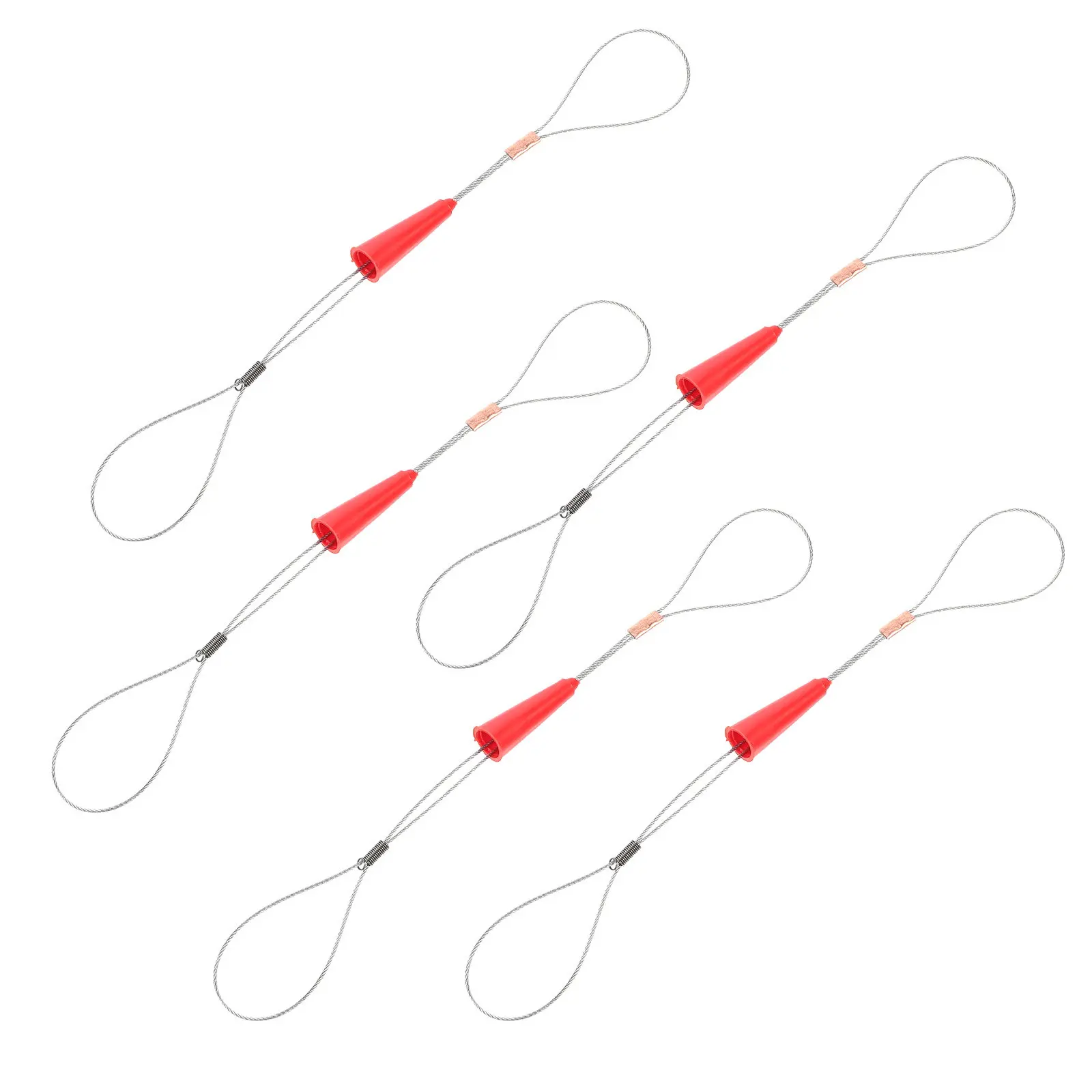 5pcs Portable Cable Puller Durable Premium Material Spring Lock Design Wire Harness Protection Cable Fastening Tool