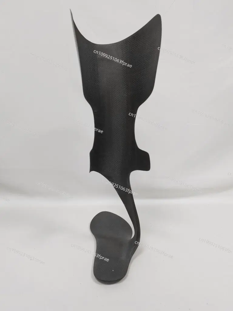 Carbon fiber ankle foot brace foot rest